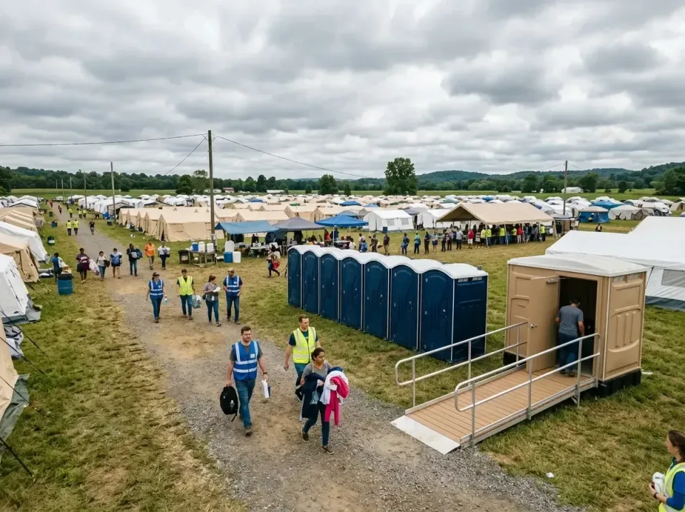 disaster-relief-camp-restrooms-010 — frequently asked questions, Dumpster & Portable Bathrooms Rental in Fayetteville, AR